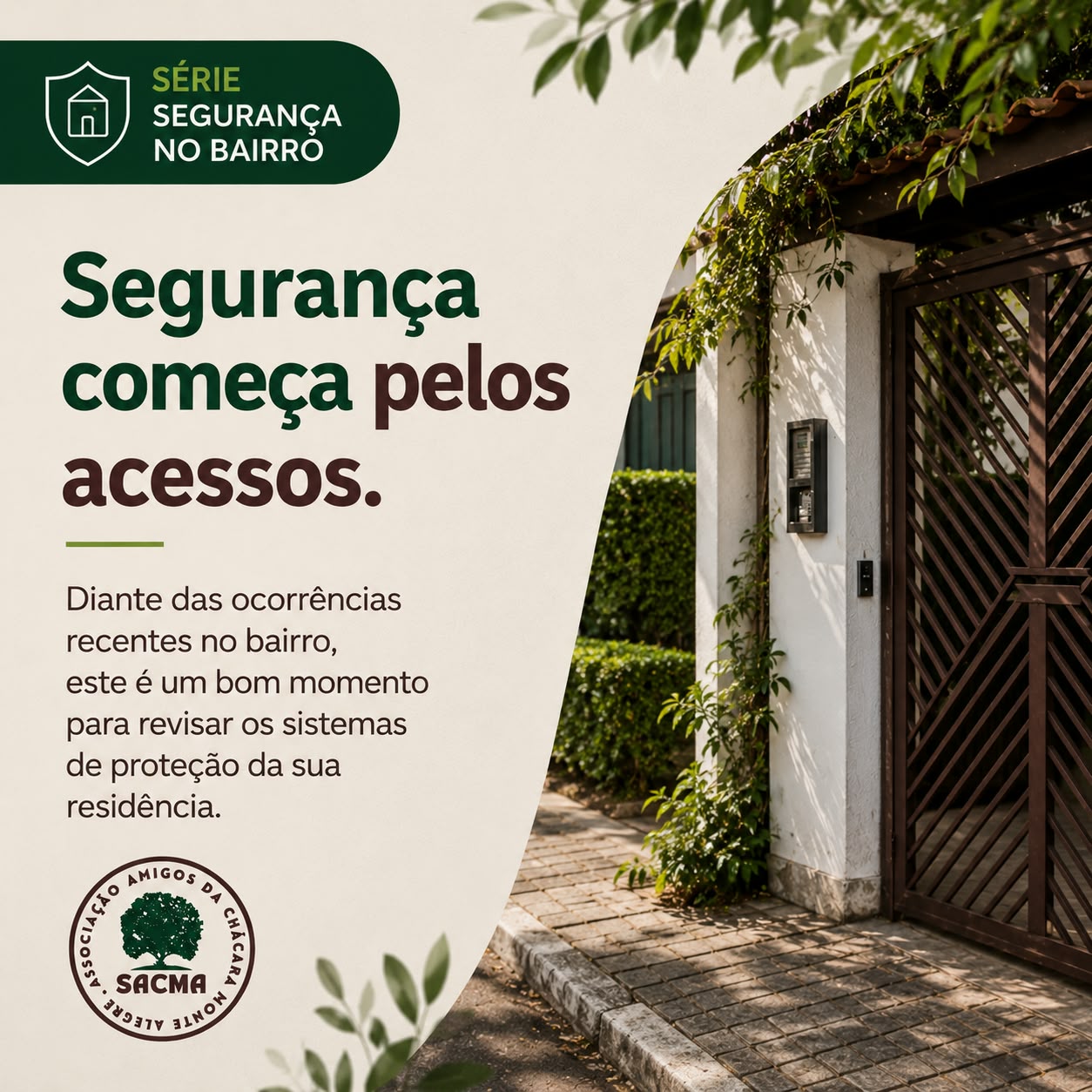 Recursos de proteção para residências