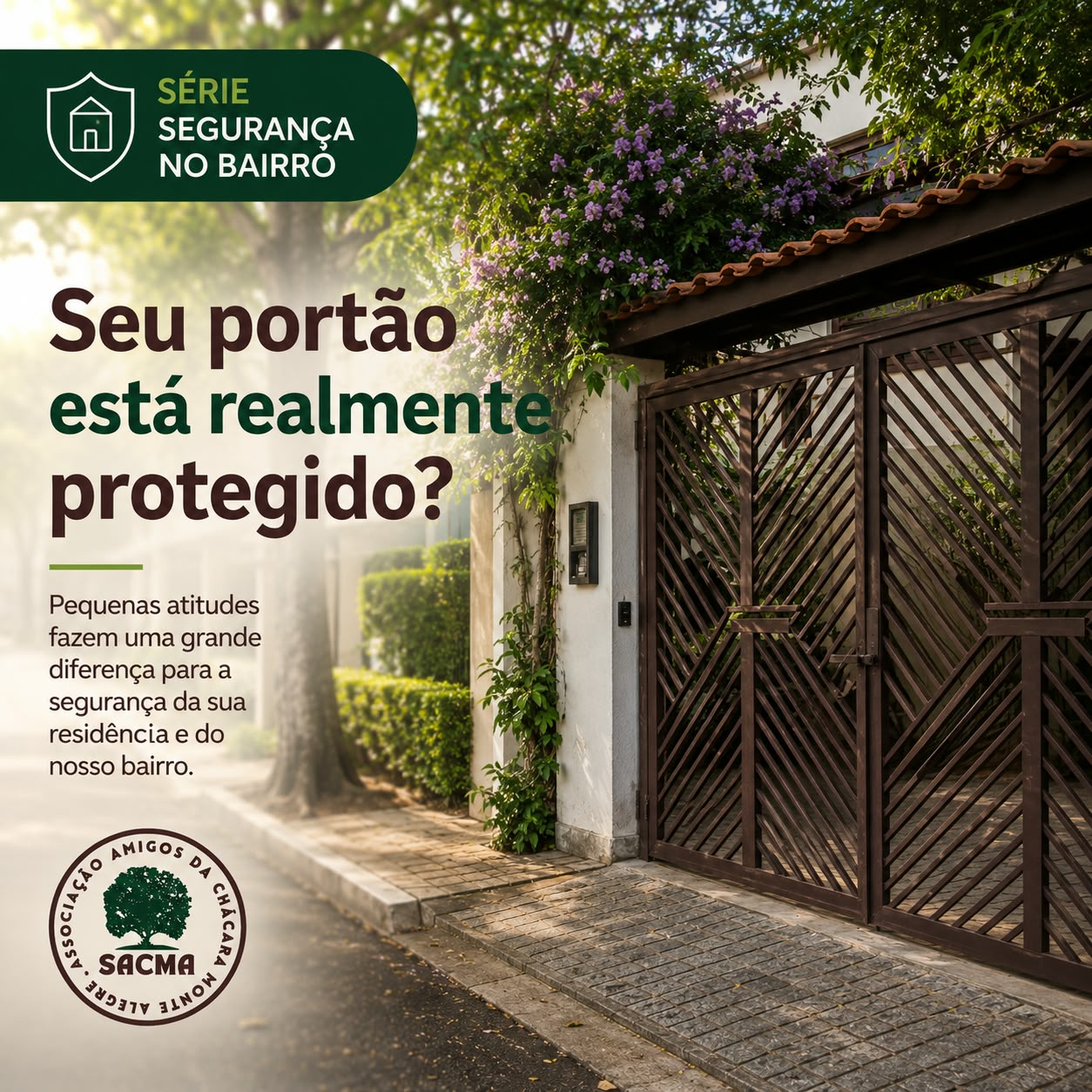 Prevenção e cuidados durante a entrada e saída das residências